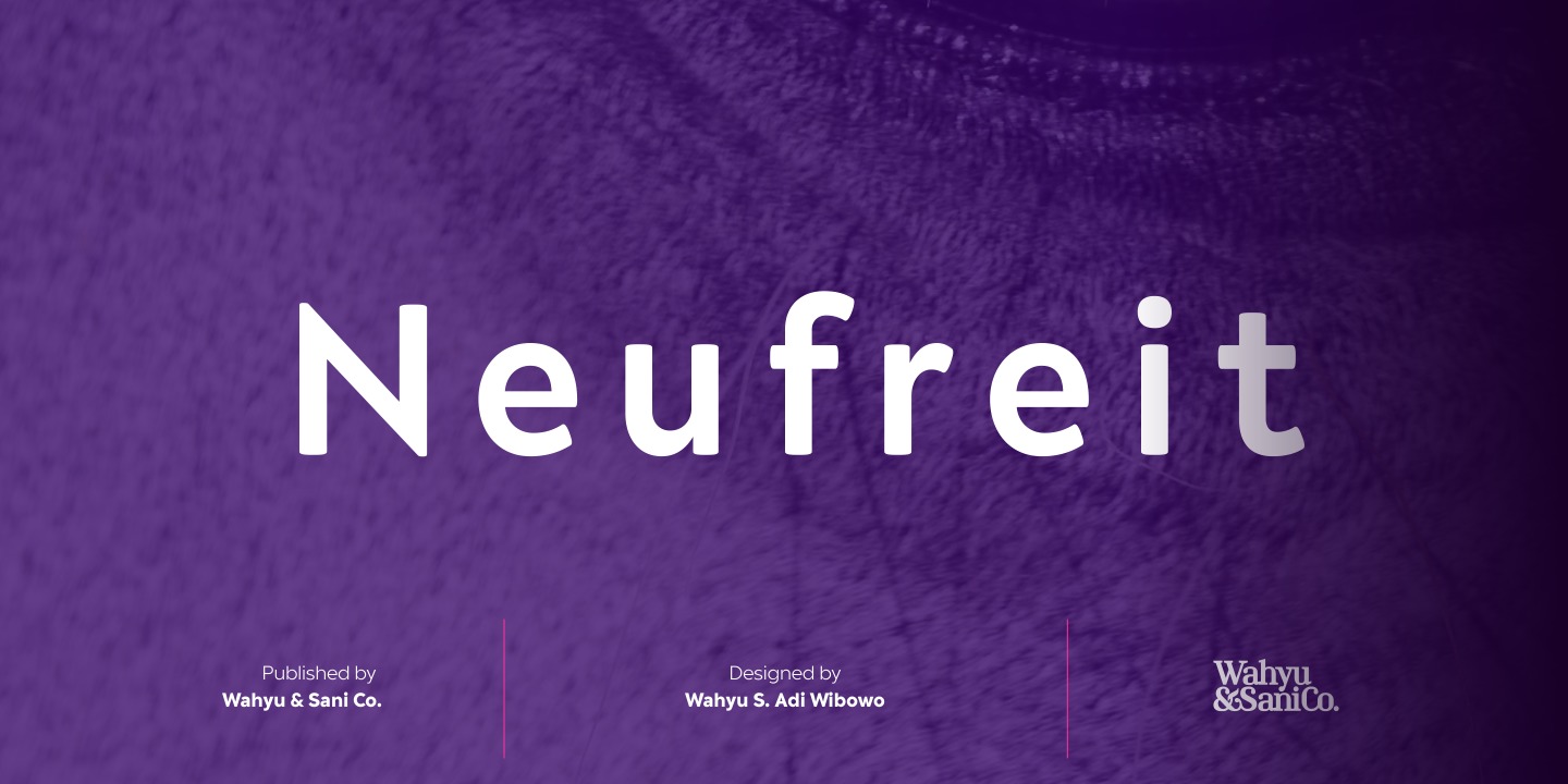 Neufreit Font preview